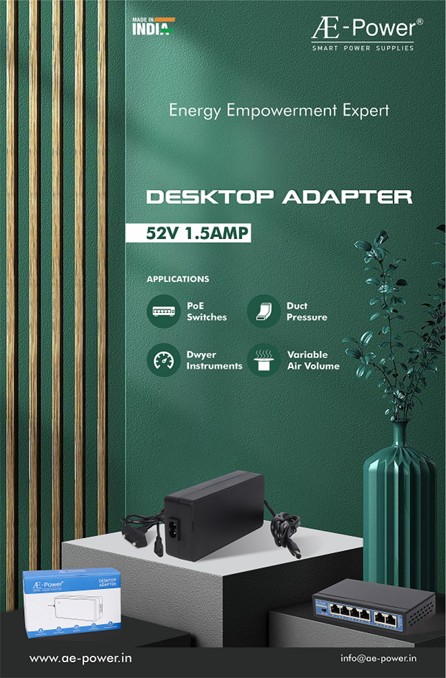 AE Power Desktop Adapter 52V 1.5AMP