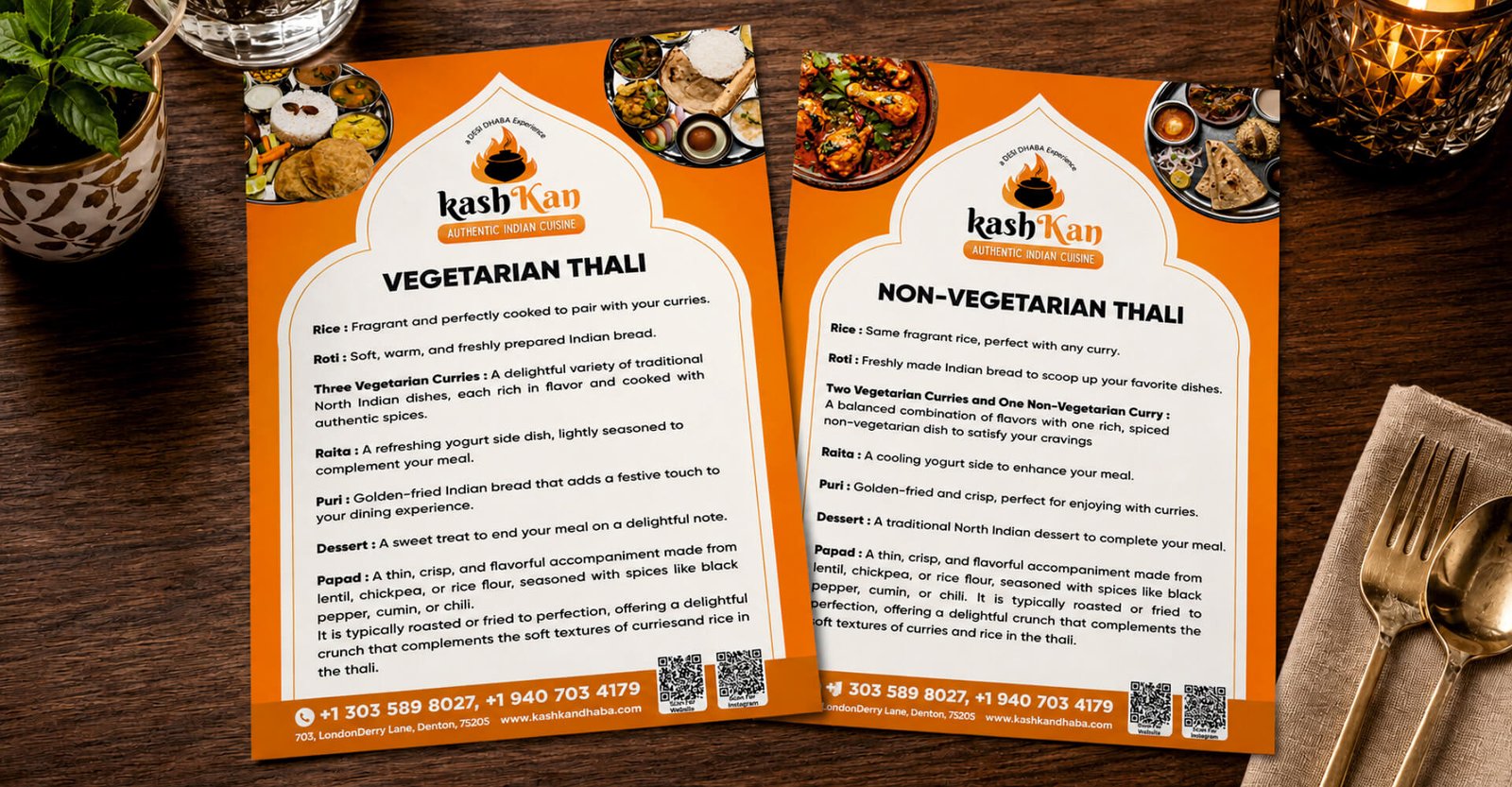 Thali Menu