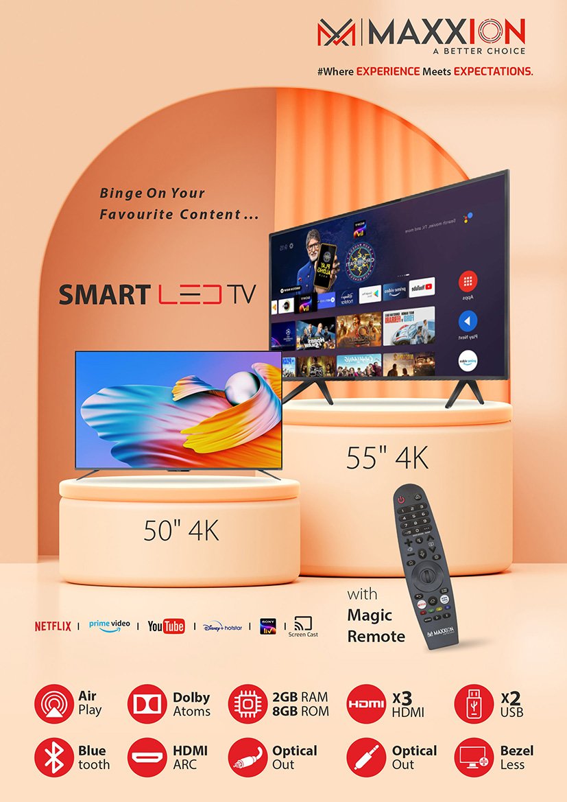 Maxxion 55inch led tv