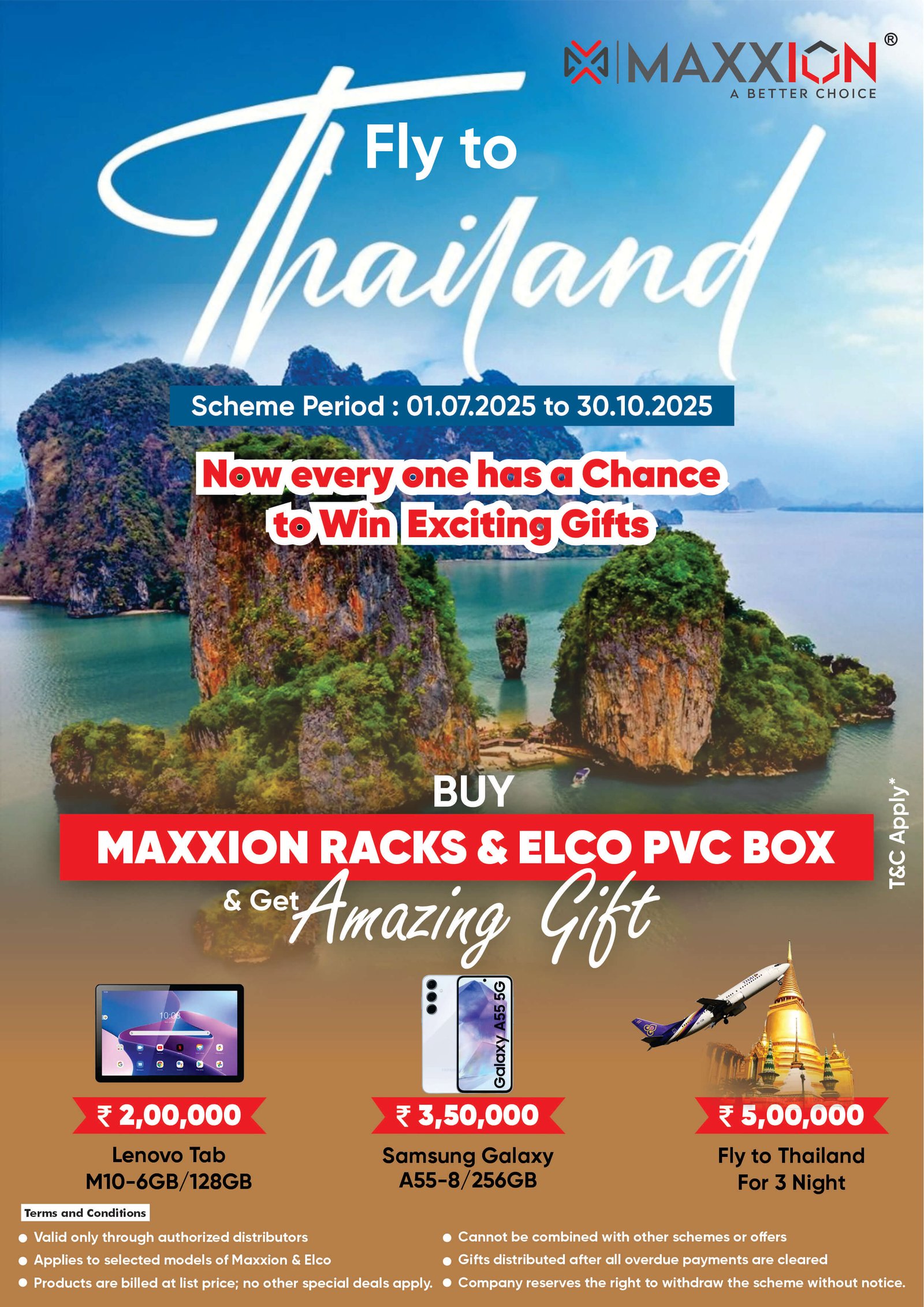 maxxion fly to thailand offer