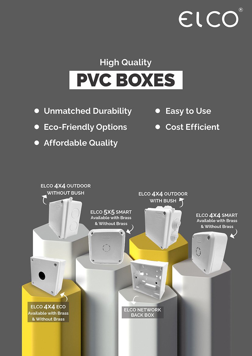 Elco Pvc Box Yelloe