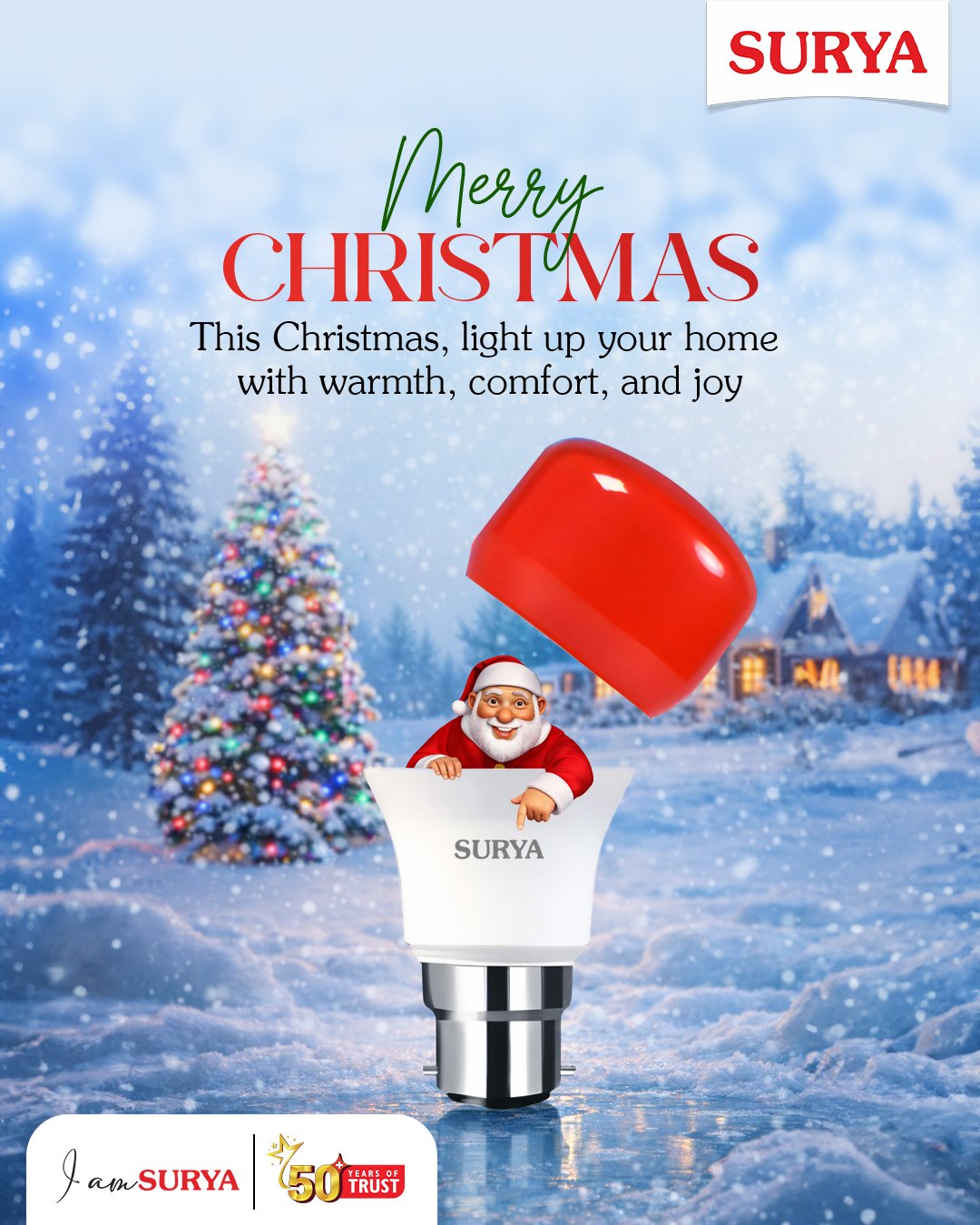 Surya Christmas Bulb