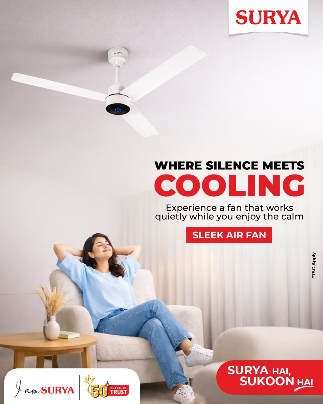 SLEEK AIR fan